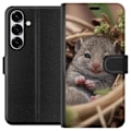 Miniatyrbillede 1 af 3: Samsung Galaxy S25 Tegnebogsetui Rotte Smilende Dyremotiv By Motiv Urban Grafisk Design Populært Sjovt Motiv Kunstart Stil