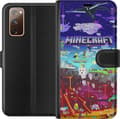 Kompatibelt Lommeboketui til Samsung Galaxy S20 FE MineCraft