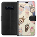Miniatyrbillede 1 af 3: Samsung Galaxy S10e Tegnebogsetui Labubu Pop Mart Samling Motiv Figur Samling Design Populært Art Toy Pop Mart Kreativ Grafisk