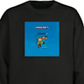 Miniatyrbild 1 av 3: Sweatshirt för Barn | Mjuk & Klassisk Sweatshirt Minecraft Caves svart one size