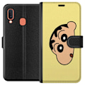 Pikkukuva 1 / 3: Samsung Galaxy A20e Lompakkokotelo Peeking Shinchan
