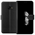 Pikkukuva 1 / 3: Samsung Galaxy Xcover 4 Lompakkokotelo Keffiyeh-kuviointi - klassinen palestiinalainen mustavalkoinen shaali, jolla on kulttuurinen merkitys