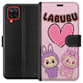 Miniatyrbillede 1 af 3: Samsung Galaxy A12 Tegnebogsetui Labubu Pink Monster