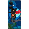 Kompatibelt Mobildeksel til OnePlus Nord CE3 Blå kattgrafikk blå