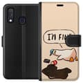 Kompatibelt Lommeboketui til Samsung Galaxy A40 Full Anka