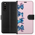 Miniatyrbillede 1 af 3: Sony Xperia 10 II Tegnebogsetui  Stitch Grin & Leg – Perfekt