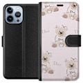 Miniatyrbillede 1 af 3: Apple iPhone 13 Pro Max Tegnebogsetui Teddy Dior Vibes - luksuriøs bamse i modetil