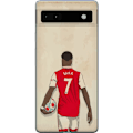 Pikkukuva 1 / 3: Google Pixel 6a Läpinäkyvä kuori Arsenal FC Jalkapallo Arsenal FC Motiivi Pelaaja Premier League Englanti Suosittu Urheilulaji Jalkapallotähti Lon