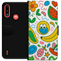 Miniatyrbillede 1 af 3: Motorola Moto E7 Power Tegnebogsetui Sommerfugle Slør