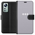 Miniatyrbillede 1 af 3: Xiaomi 12 Tegnebogsetui Lilla Blomminimalisme - stilfuldt blom