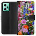 Pikkukuva 1 / 3: Xiaomi Redmi Note 12 Lompakkokotelo Kukkakuvioinen mobiilikuori kesäisellä niityllä ja luontomaisemalla