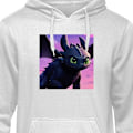 Miniatyrbillede 1 af 3: Hoodie til Voksen | Behagelig Hættetrøje Hvordan træner du din drage grå S