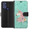 Pikkukuva 1 / 3: Motorola Moto G60S Lompakkokotelo Unikorni