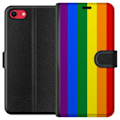 Pikkukuva 1 / 3: Apple iPhone SE (2020) Lompakkokotelo Pride Flagga