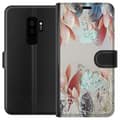 Kompatibel Tegnebogsetui til Samsung Galaxy S9+ Blomster