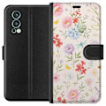 Miniatyrbillede 1 af 3: OnePlus Nord 2 5G Tegnebogsetui Blomster
