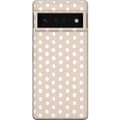 Kompatibelt Mobildeksel til Google Pixel 6 Pro Beige vaniljeprikker beige