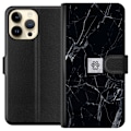 Miniatyrbillede 1 af 3: Apple iPhone 15 Pro Max Tegnebogsetui Marmorkop