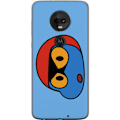 Miniatyrbillede 1 af 3: Motorola Moto G7 Gennemsigtig cover Bold Bot Head