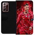 Miniatyrbild 1 av 3: Samsung Galaxy Note20 Ultra Plånboksfodral Ronaldo Skills – CR7 Design för Äkta Supporters