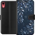 Kompatibelt Lommeboketui til Apple iPhone XR Nattløv blå