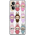 Miniatyrbillede 1 af 3: OnePlus Nord N20 5G Gennemsigtig cover Labubu Pink Monster - P