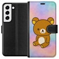 Pikkukuva 1 / 3: Samsung Galaxy S22+ 5G Lompakkokotelo Kawaii Sanrio Rilakkuma