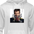 Pikkukuva 1 / 8: Lasten Huppari | Pehmeä Huppari Lapsille Deadpool & Wolverine harmaa 12-13 Vuotta