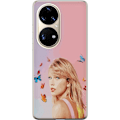 Pikkukuva 1 / 3: Huawei P50 Pro Läpinäkyvä kuori Taylor Swift Perhosia