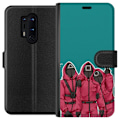 Pikkukuva 1 / 3: OnePlus 8 Pro Lompakkokotelo Squid Game Hahmot Graafinen Suunnittelu Sarjakuvasarjan Hahmot Suosittu TV-Teema Aasialainen Tyyli Jännittävä Trendi