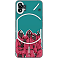 Pikkukuva 1 / 3: Nothing Phone (1) Läpinäkyvä kuori Squid Game Hahmot Graafinen Suunnittelu Sarjakuvasarjan Hahmot Suosittu TV-Teema Aasialainen Tyyli Jännittävä