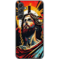 Pikkukuva 1 / 3: Samsung Galaxy S24 FE Läpinäkyvä kuori Jeesus ja Kortti - u