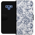 Pikkukuva 1 / 3: Samsung Galaxy Note9 Lompakkokotelo Kukat & Linnut - Romanttin