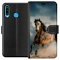 Miniatyrbillede 1 af 3: Huawei P30 lite Tegnebogsetui Hest