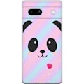 Miniatyrbild 1 av 3: Google Pixel 7a Genomskinligt Skal Regnbåge Panda