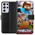 Pikkukuva 1 / 3: Samsung Galaxy S21 Ultra 5G Lompakkokotelo Minecraft