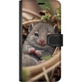 Miniatyrbillede 3 af 3: Apple iPhone XR Tegnebogsetui Rotte Smilende Dyremotiv By Motiv Urban Grafisk Design Populært Sjovt Motiv Kunstart Stil