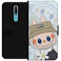 Miniatyrbilde 1 av 3: Nokia 2.4 Lommeboketui Labubu med hatt - Pop Mart-figur Mr. Bu