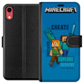 Miniatyrbild 1 av 3: Apple iPhone XR Plånboksfodral Minecraft Caves