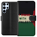 Miniatyrbillede 1 af 3: Samsung Galaxy S24 Ultra Tegnebogsetui Stå sammen med Palæstina - solidaritetsdesign med en stærk besked