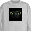 Miniatyrbillede 1 af 3: Sweatshirt til Voksne | Klassisk Collegebluse Sådan træner du din drage grå L