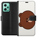 Pikkukuva 1 / 3: Xiaomi Redmi Note 12 Lompakkokotelo line friends brown