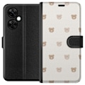 Miniatyrbillede 1 af 3: OnePlus Nord CE3 Tegnebogsetui Teddybaggrund - søde teddybjø