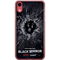 Pikkukuva 1 / 2: Apple iPhone XR Läpinäkyvä kuori Black Mirror Sci-Fi Netflix -sarja Dystopia Teknologia Cyberpunk Synkkä TV Videopeli Teema