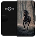 Miniatyrbillede 1 af 3: Samsung Galaxy Xcover 3 Tegnebogsetui Løbende Hest