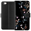 Miniatyrbillede 1 af 3: Apple iPhone 5 Tegnebogsetui Blomster
