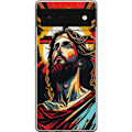 Pikkukuva 1 / 3: Google Pixel 6 Läpinäkyvä kuori Jeesus ja Kortti - uskonnol