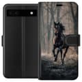 Kompatibelt Lommeboketui til Google Pixel 6a Springende Hest