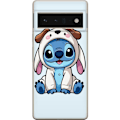 Pikkukuva 1 / 3: Google Pixel 6 Pro Läpinäkyvä kuori Stitch Koirapuku Lilo & Stitch Disney Hauska Design Sininen Avaruusolento Sarjakuva Hahmo Suosittu Lapsille Suo