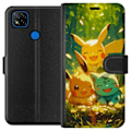 Pikkukuva 1 / 3: Xiaomi Redmi 9C Lompakkokotelo Pixelmonster pelityyli - värikäs muotoilu retroa rakastaville pelaajille